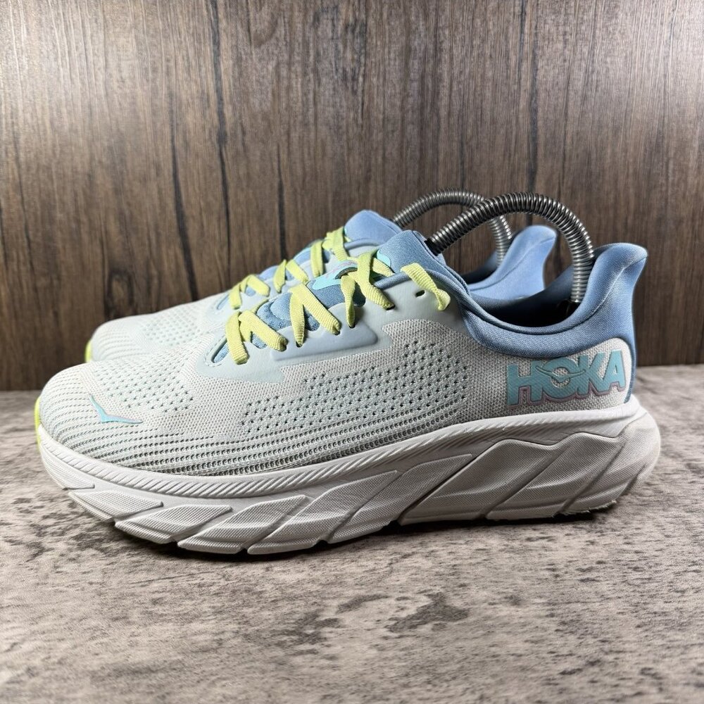 Hoka One Arahi 7 Womens Size 8.5 D Wide Illusion Dusk Blue Running Sneaker - Picture 4 of 10